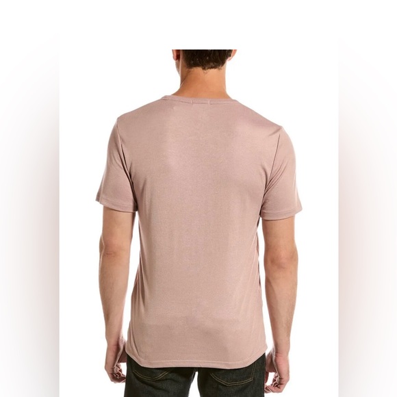 Theory Men’s Dusty Pink T-shirt 100% Cotton Size XL - Picture 2 of 7